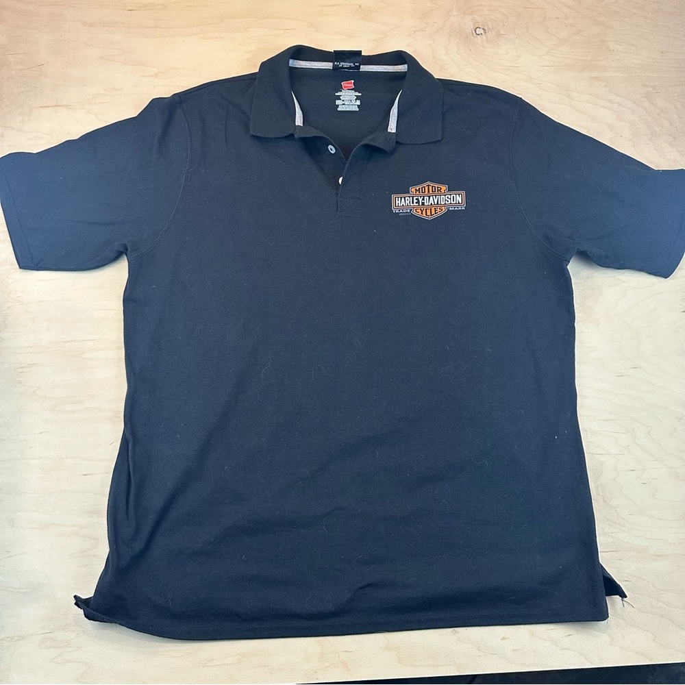 Harley-Davidson Men's Polo Shirt in Black